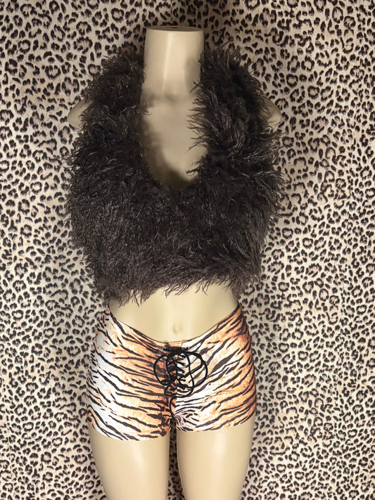 FUR + CHEETAH SHORTS🐆